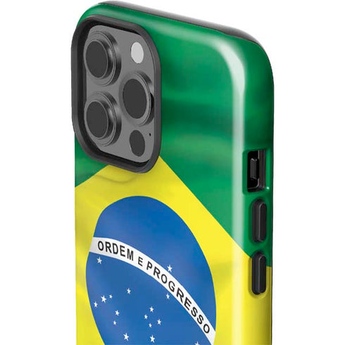 Brazil Flag iPhone 15 Pro Max Impact Case
